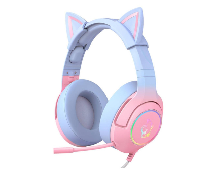 Słuchawka ONIKUMA K9 Różowo-niebieskie K9PB RGB 3.5mm